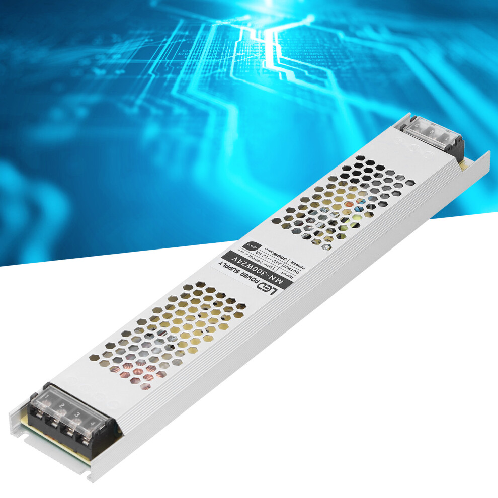 300W Ip68 Waterproof Led Power Supply, 24V, Aluminum Alloy 8741392112095