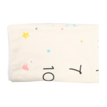 Cute Baby Monthly Blanket, Double-Sided Flannel, 100x75cm