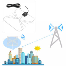 Multi-Function Digital TV & FM Antenna HD Signal Receiver Mobile Antenna