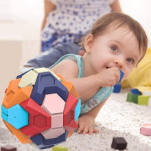 3D Puzzle Ball Geldbörse – Pädagogisches Bauklötze-Spielzeug, 171717cm