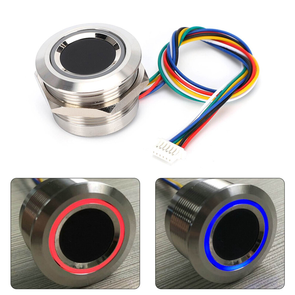 R503 Circular Capacitive Fingerprint Module With 2ÂColor Ring Indicator Light 7901388308609