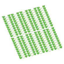 Supporto ad arco per serra con clip in plastica, 100 pezzi, morsetti di pressione a doppia testa, per riscaldamento da 4 mm