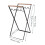 Foldable Iron Trash Rack 46.5x56.3x24.5cm Black 2