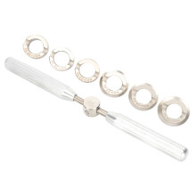 Professional Watch Case Opener Set, Steel, 18.50mm-29.50mm