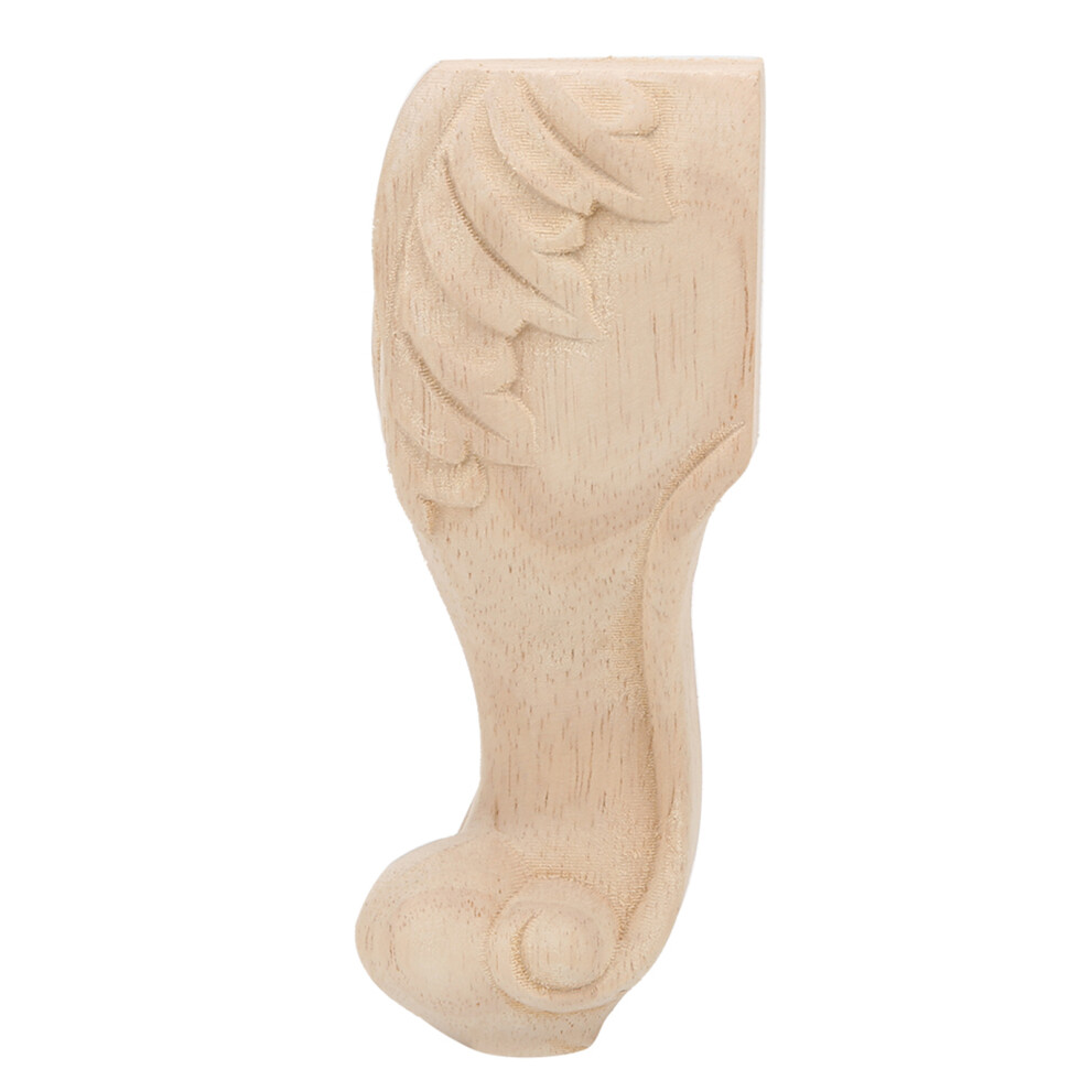 4Pcs Carved Wooden Sofa Cabinet Feet Â Various Sizes 12X6cm To 18X7cm 8441392354029