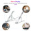 Foldable Aluminum Laptop Stand 6-Level Adjustable Ventilated Riser Gray 4