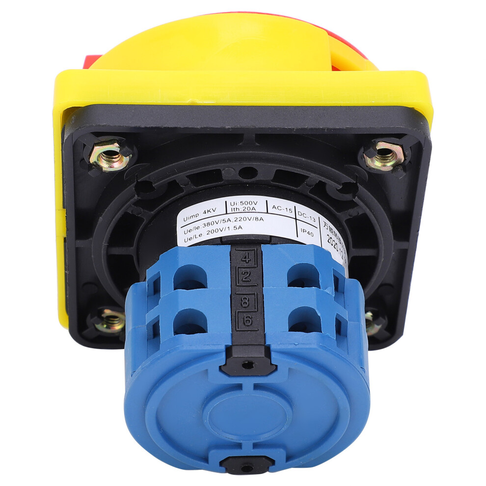 Universal Rotary Changeover Switch 220-380V Ip40, 1.5A-8A 8771392129922