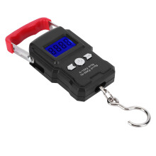 WH-A23L 50kg LCD-Aufhängeschnellwaage, 20,8x6,3cm, Schwarz