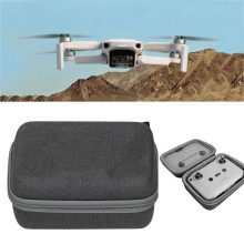 Tragbare Aufbewahrungstasche für DJI Mini 2 Fernsteuerung Schwarz/Grau 184x136x80mm