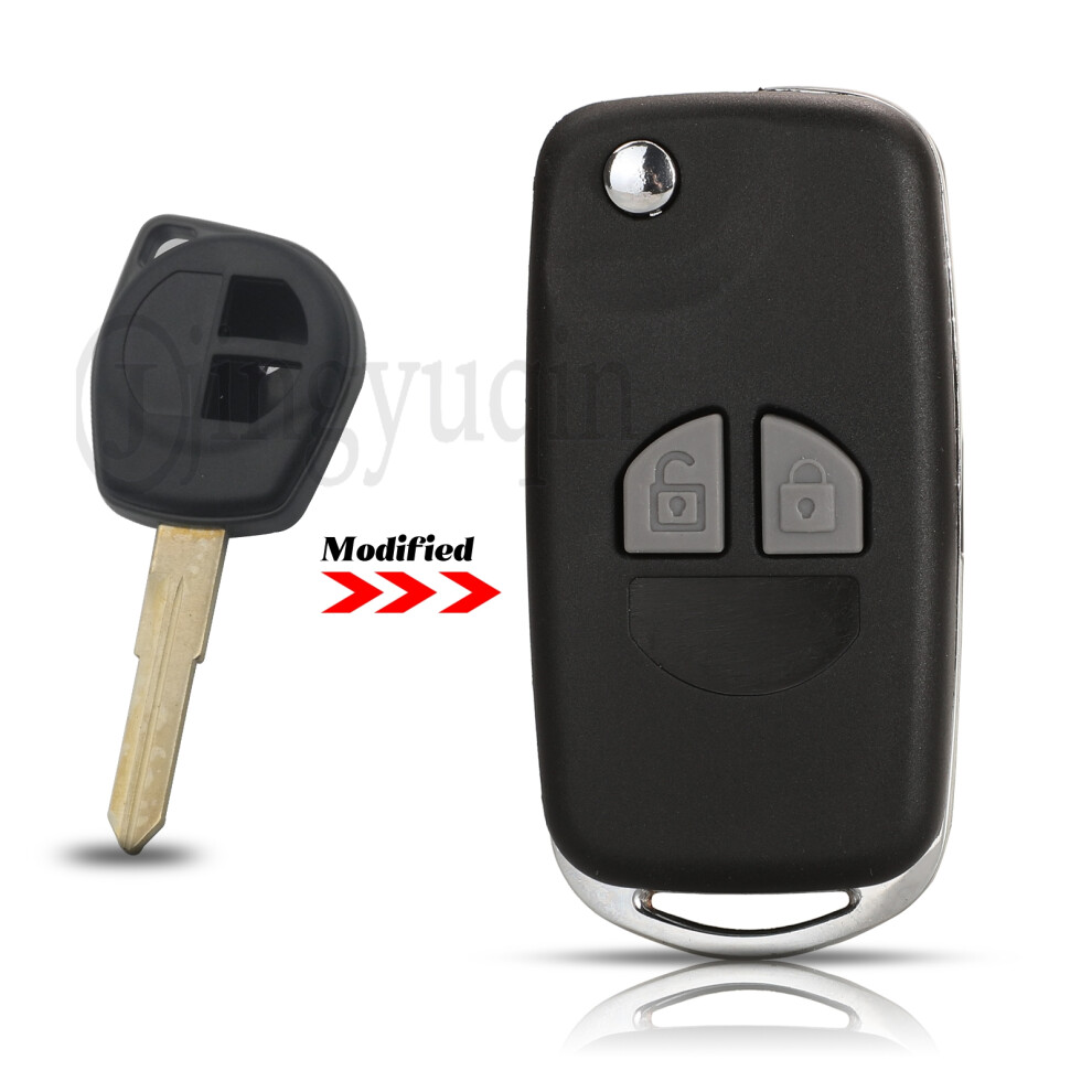 2Buttons Remote Car Key Shell Fob Case For Suzuki Vitara Swift Ignis Sx4 Liana With Right Blade Replacement 6935161677560