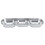 Stainless Steel Three Section Snack Dish 4