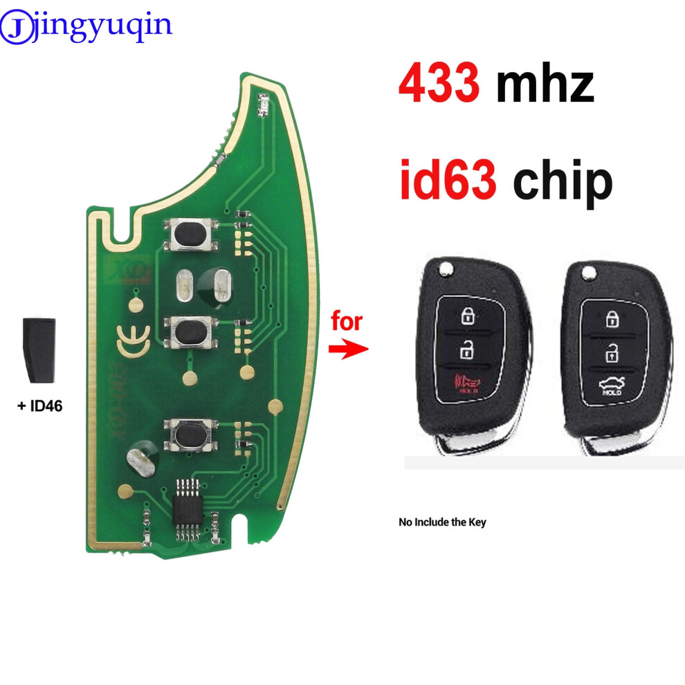 3B 433Mhz With Id46 Car Key Board Control For Hyundai Solaris Accent Tucson L10 L20 L30 Kia Rio Ceed 6935161679014