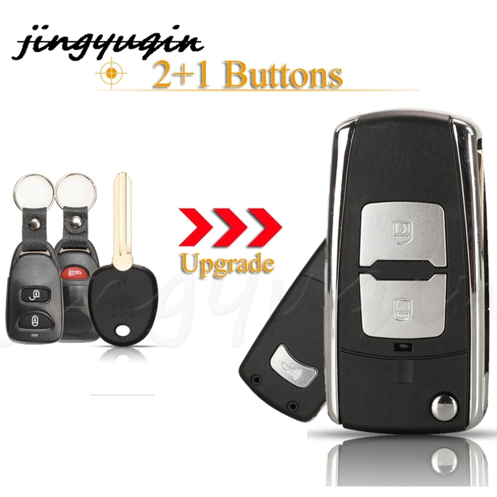 3Buttons Replace And Modify Car Remote Key Shell Cover Case Fob For Hyundai Elantra 2011 Kia Uncut Blade Blank Key 6935161679410