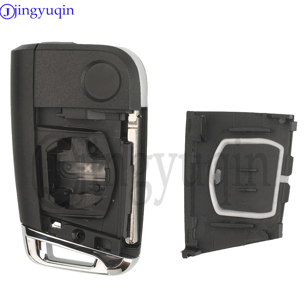 3Buttons Remote Car Key Shell Fob For Volkswagen Vw Skoda Seat Golf Polo T-Cross 2017-2021 Hu162t Keyless Housing Case 6935161679397