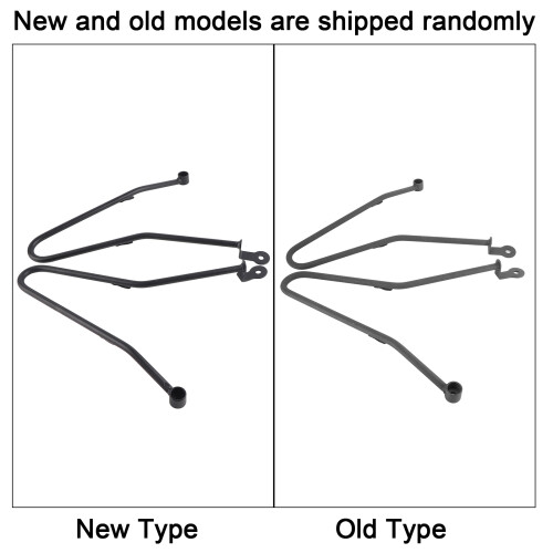 Triumph Saddlebag Guard Bars No Hardware