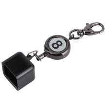 Poolbillard Kreidehalter mit Gürtelclip, ausziehbar & kompakter Kugelschläger-Zubehör