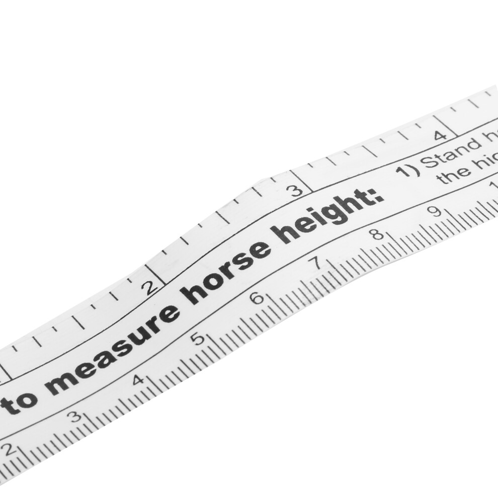 Horse & Livestock Weight Tape Measure Portable Farm Tool Bust & Height Plastic