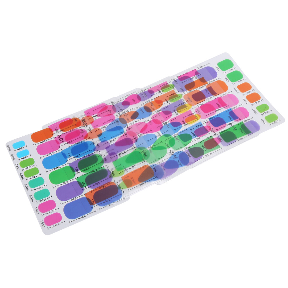 Fiberglass Nail Extension Forms DIY Set, 6 Packs, 16x9.5cm