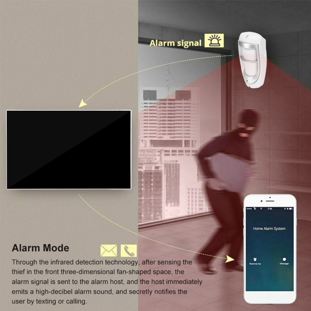 Waterproof Infrared Double Beam Burglar Alarm System - Ip65, 12M Detection 4101388314126