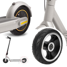 5.5in Electric Scooter Rear Tire - AntiSkid, Solid Rubber, Aluminum Alloy