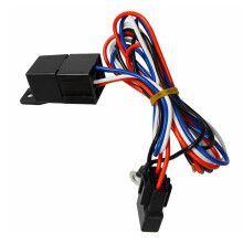 3/8 Inch Electric Fan Wire Harness Kit 40A Waterproof Relay Sensor 12V