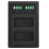 Double Fast Charge Battery Hub for DMWBLC12 Camera with LCD Display 11