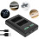 Double Fast Charge Battery Hub for DMWBLC12 Camera with LCD Display 12
