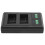 Double Fast Charge Battery Hub for DMWBLC12 Camera with LCD Display 13