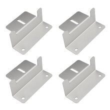 4PCS Solar Panel Z Brackets Aluminum Alloy for RV