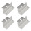 4PCS Solar Panel Z Brackets Aluminum Alloy for RV 1