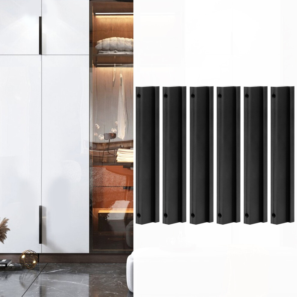 Aluminium Alloy T-Handle 64Mm Drawer Pull Handle For Cabinets Black 5051388316400