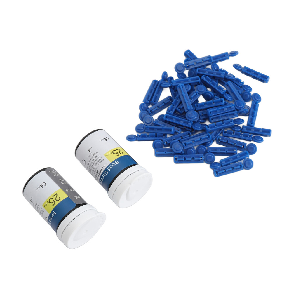 50pcs Blood Glucose Test Strips & Lancets Kit for Vital