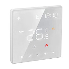 Water Floor Heating Thermostat 100-250V Digital Controller Switch 3A White