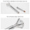 Nail Art Pinsel-Aufsatz-Set, Silber, 1 Stift + 10 Tips 5