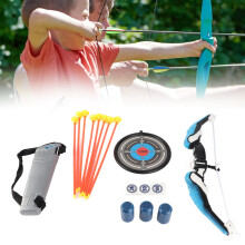 Set di Tiro con l'Arco per Bambini - Blu, Frecce e Arco da Esterno, Taglia L