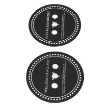 2PCS Silicone Nab HUB Adapter Spacers for Reel to Reel Tape Recorders, Black, 0.9mm
