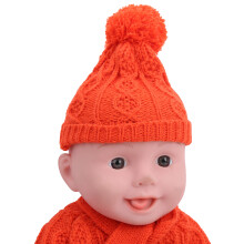 Baby Doll Costume 18-inch Sweater Pants Hat Scarf Gloves Set for Q18-789 Orange