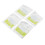 4Pcs Nylon Ukulele Strings Set Bright Clear Sound Easy Install White 1