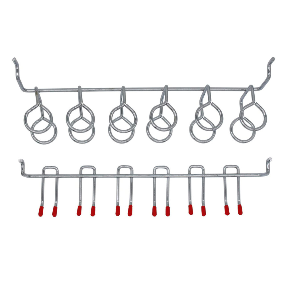 114Pcs Metal Pegboard Hooks Set For Garage, Workshop & Tools 4651392202464
