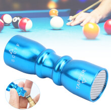 3 in 1 Stainless Steel Billiard Cue Tip Tool, Shaper & Tapper in Blue