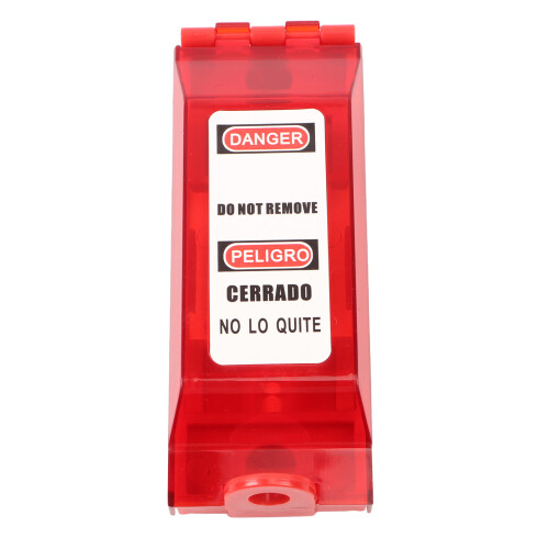 Universal Lockout Tagout Wall Switch Cover Impact Resistant Plastic Safety Lid 1