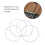 4Pcs Nylon Ukulele Strings Set Bright Clear Sound Easy Install White 3