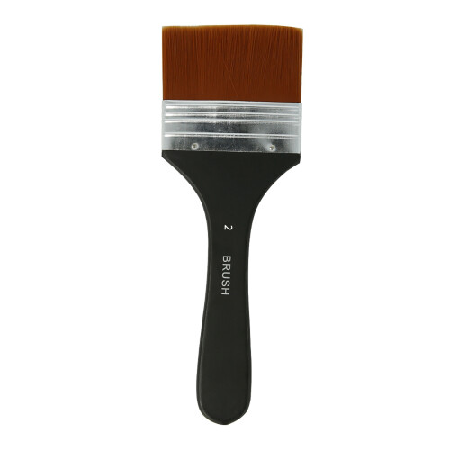 Professional Flat Nylon Paint Brush 2#/3#/4#/5#/6#/7#/8# Size Blue/Black 2