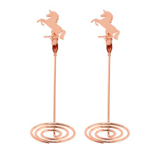 10pcs Iron Table Number Holders for Weddings and Parties, 14cm Height