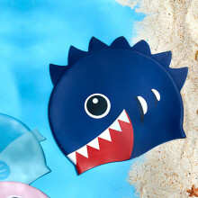 Type A Silicone Cartoon Swimming Kids Hat Colorful