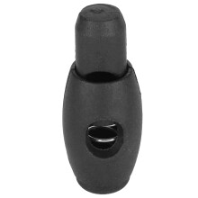 300Pcs Nylon Cord Locks, Spring Plastic Rope Buckles, 30x12mm