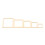 205pcs Hollow Wood Frames 5 Sizes Natural DIY 9