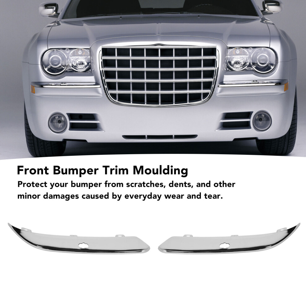 Chrome Front Bumper Cover Trim 300 2005-2010 Abs 7055741159169
