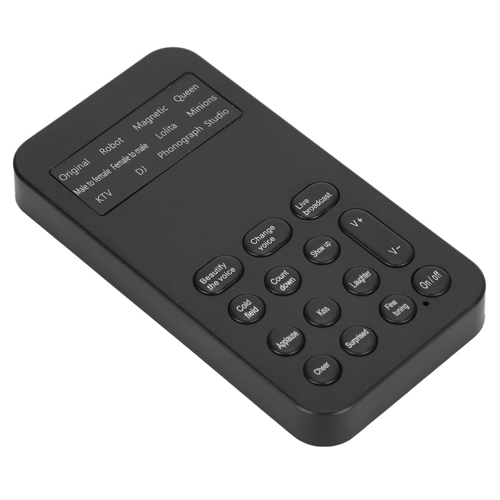 Male To Female Sound Changer Audio Mixer, Abs, 68G, Usb Rechargeable 3321388320908