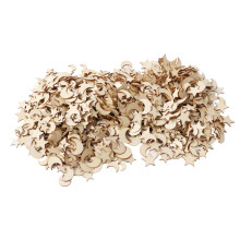Wooden Moon Star Shapes 1000Pcs Unfinished for DIY Craft Projects and Decor